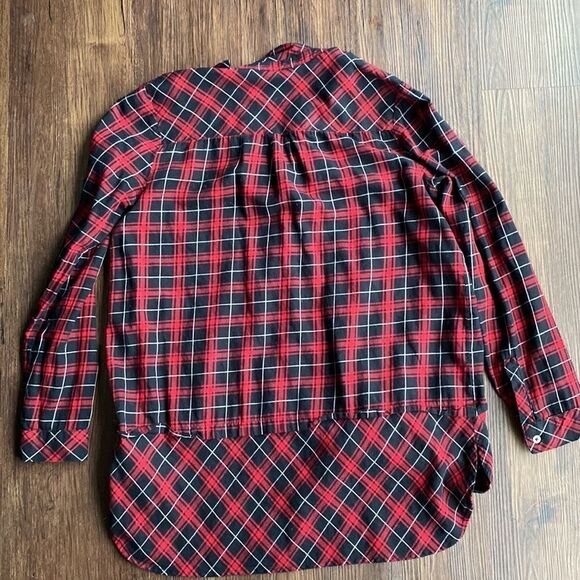 J Jill Plaid Long Sleeve Top - Picture 7 of 7